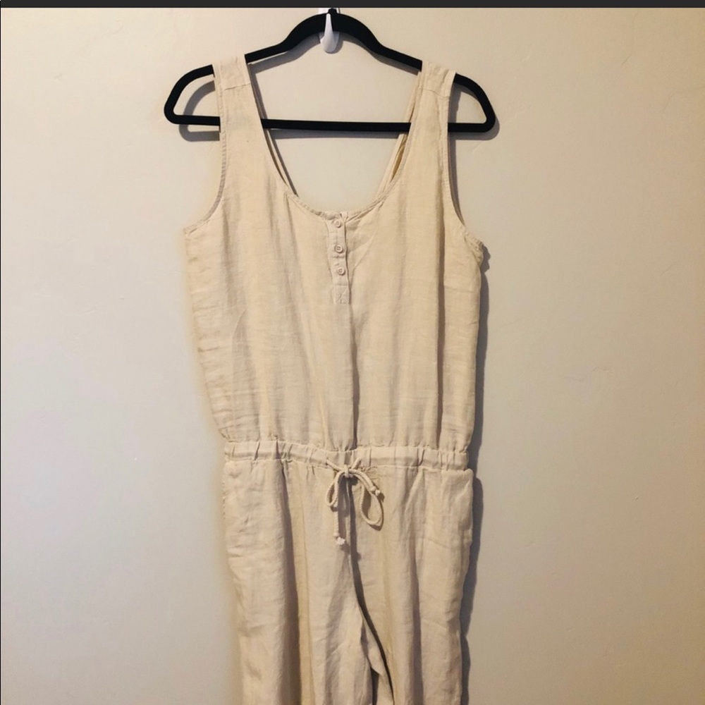 NWOT linen cloth & stone rompers sz S